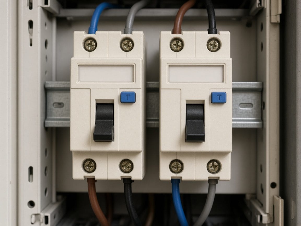 Foto ilustrativa de Interruptor diferencial 30 mA.