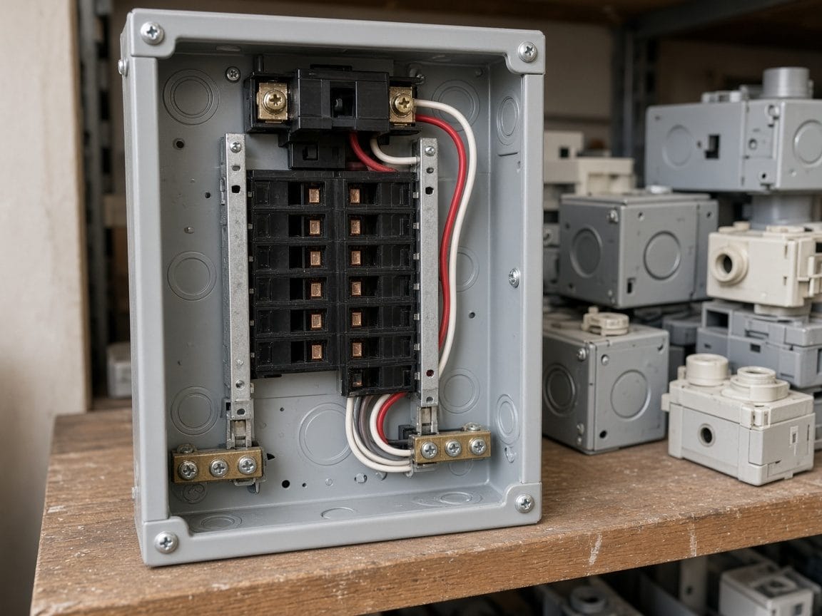 Foto ilustrativa de Tablero eléctrico modular.